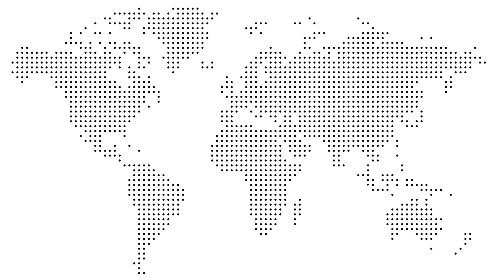 World Map with Dotted Pattern